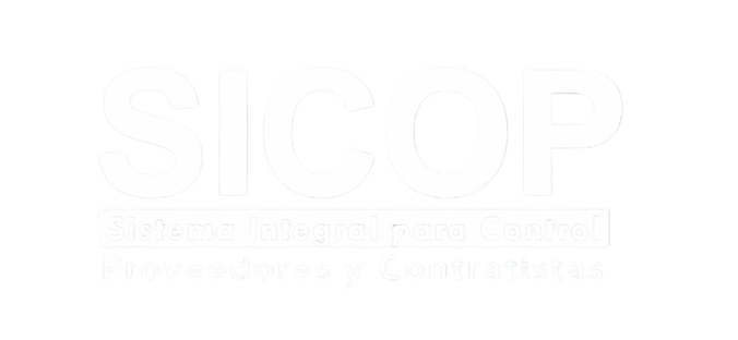 sicop sistema integral para control proveedores y contratistas